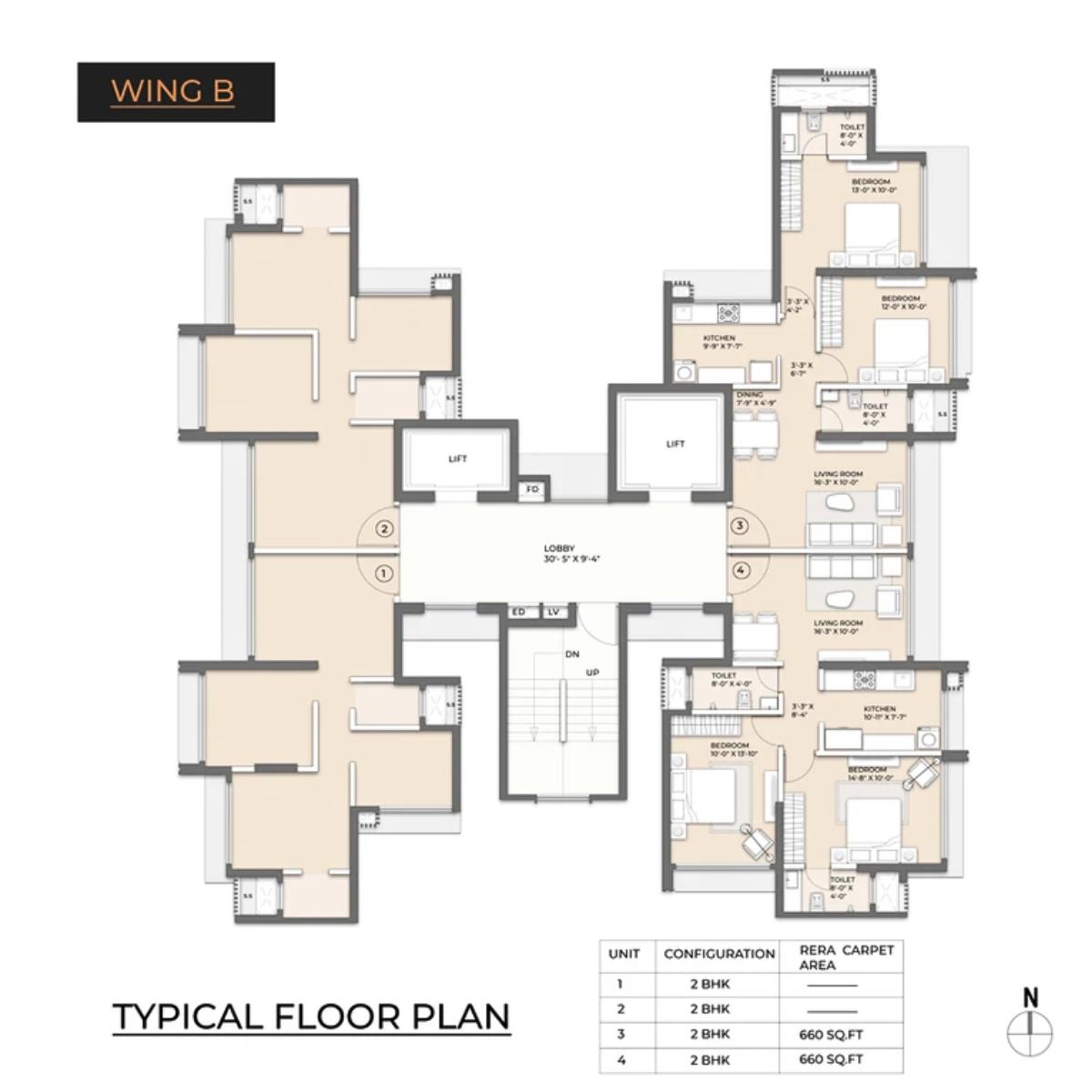 Arkade-Eden-Typical-Floor-Plan-Wing-B